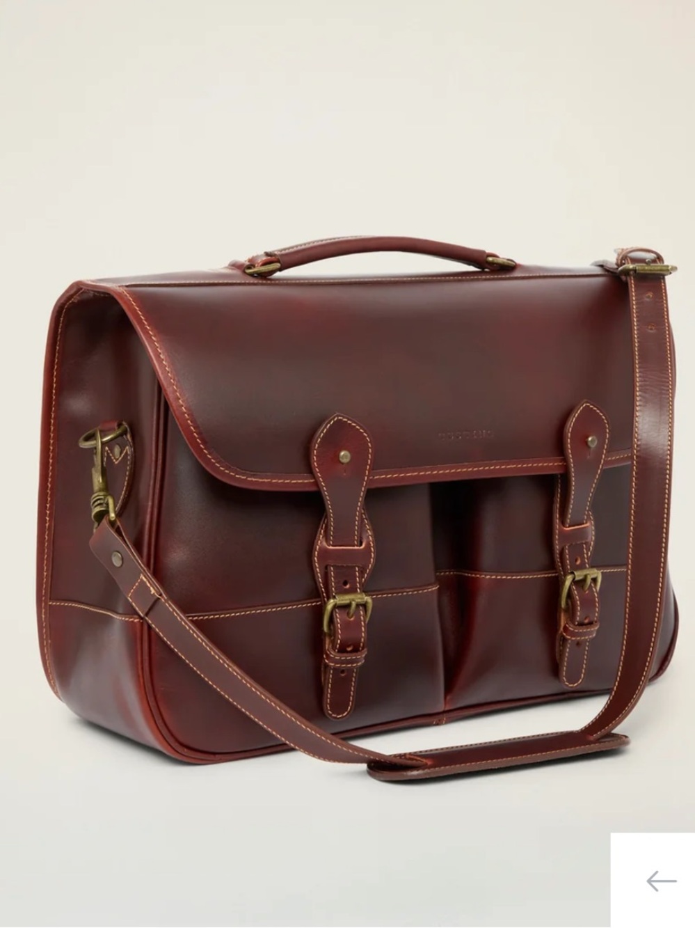 Tusting of England Leather Briefcase
